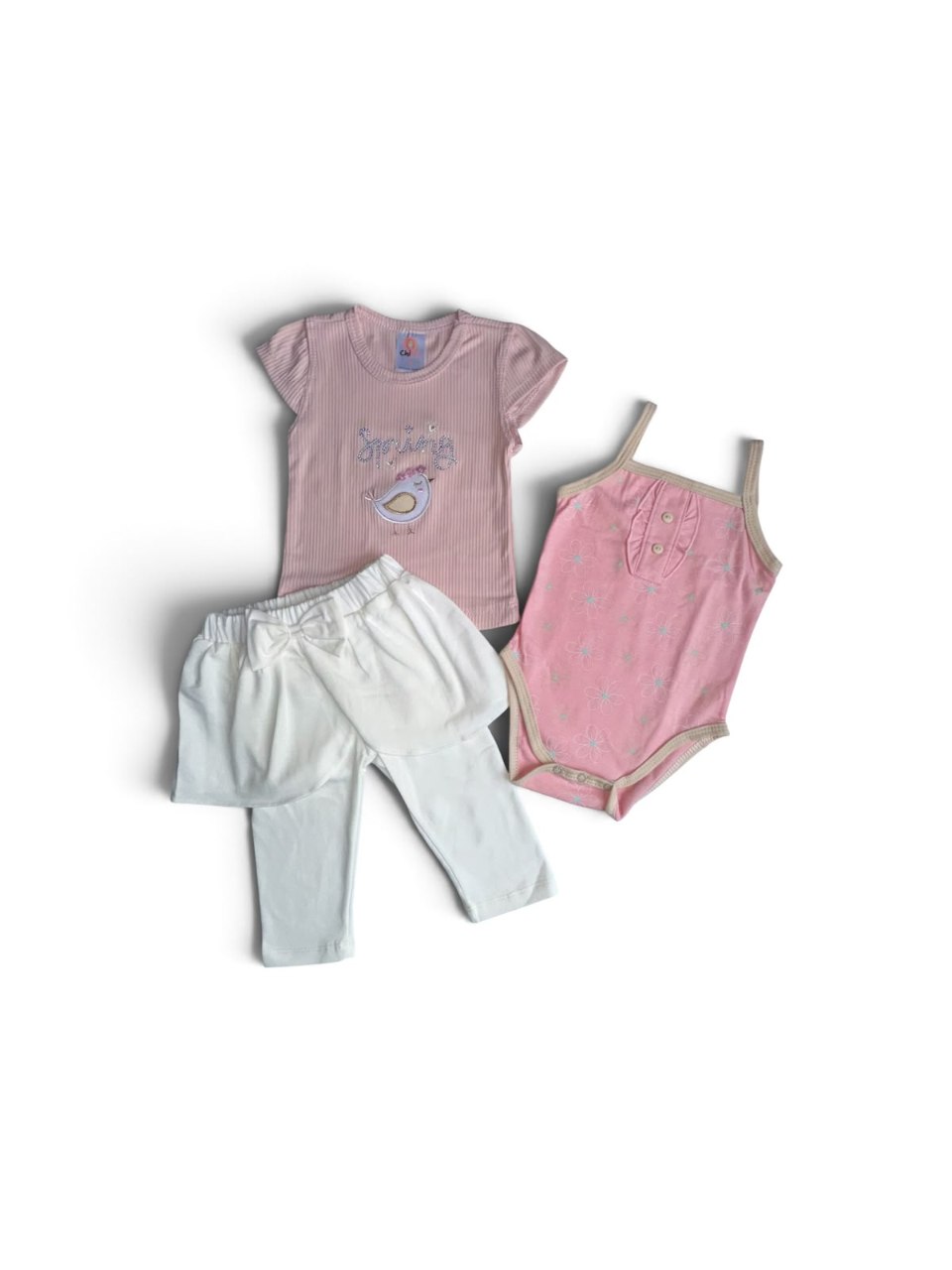 Conjunto 3 piezas niña REF CHK310