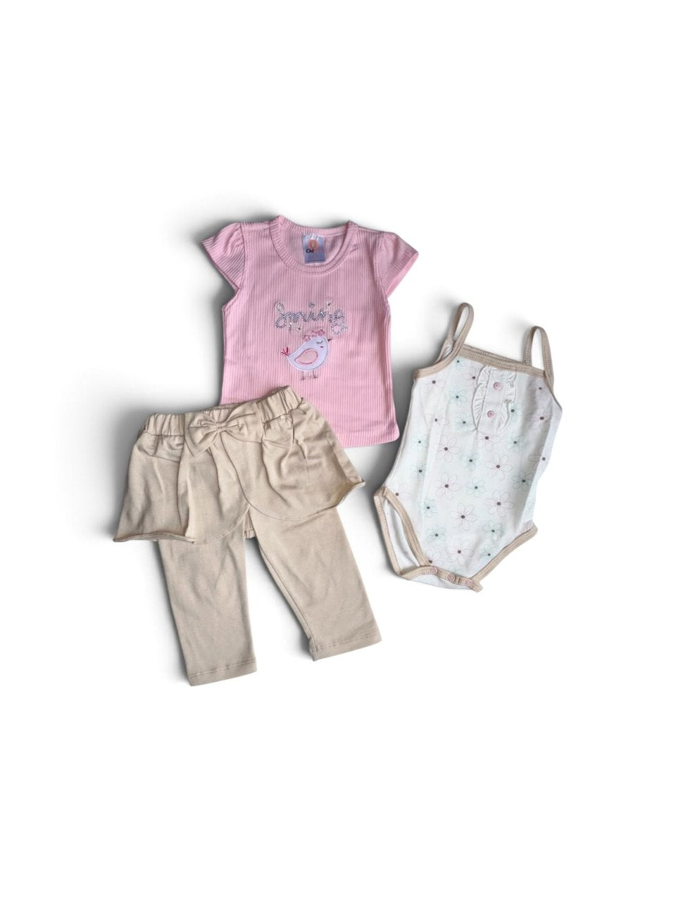 Conjunto 3 piezas niña REF CHK310