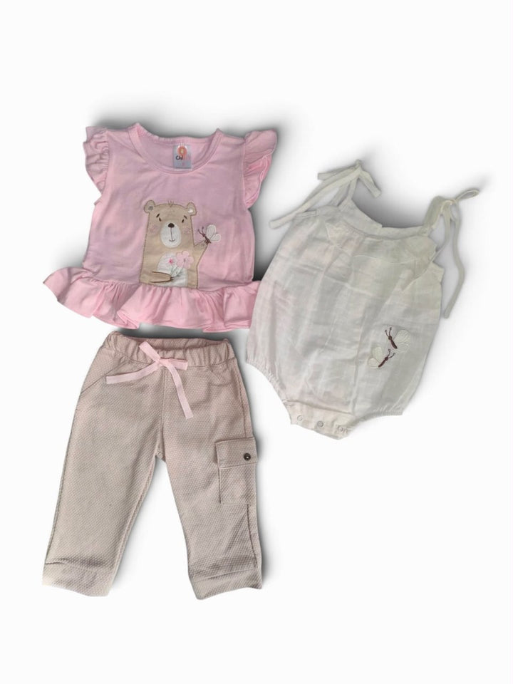 Conjunto niña de 3 piezas REF CHK313
